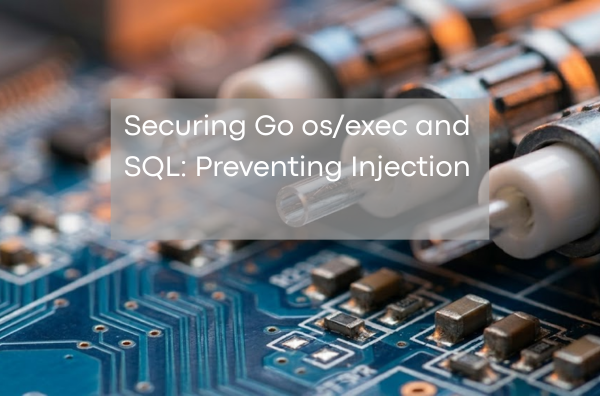 Securing Go os/exec & SQL: Preventing Injection | ApiPosture