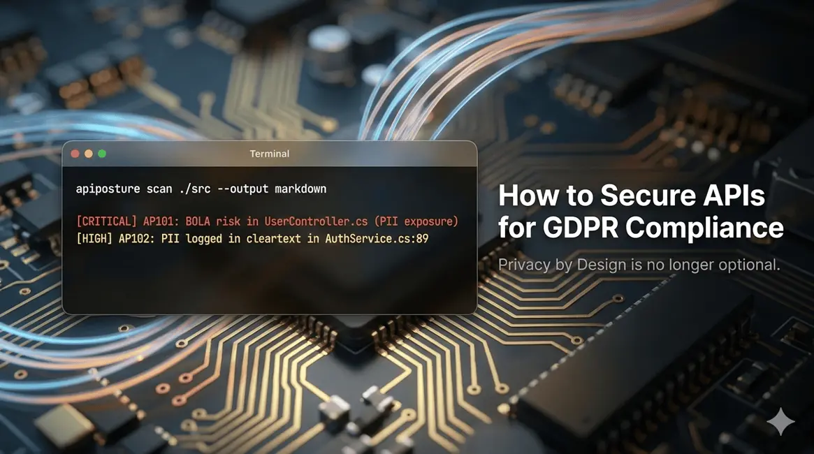 How to Secure APIs for GDPR Compliance