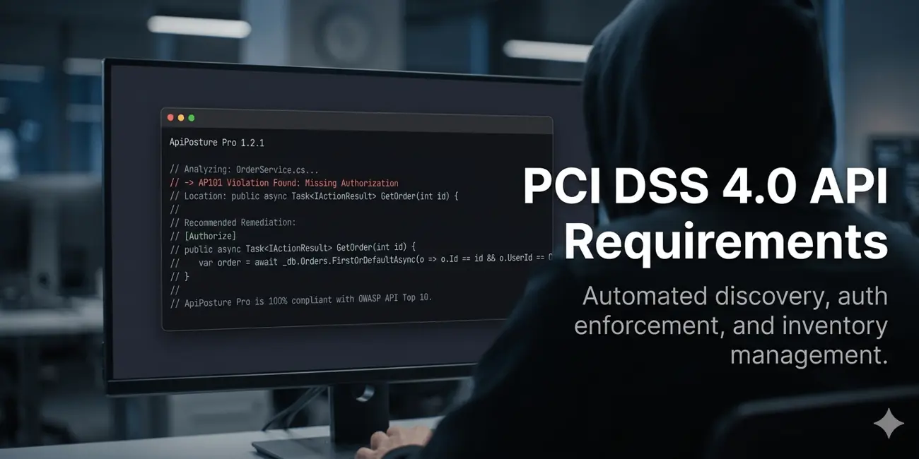 PCI DSS 4.0 API Requirements