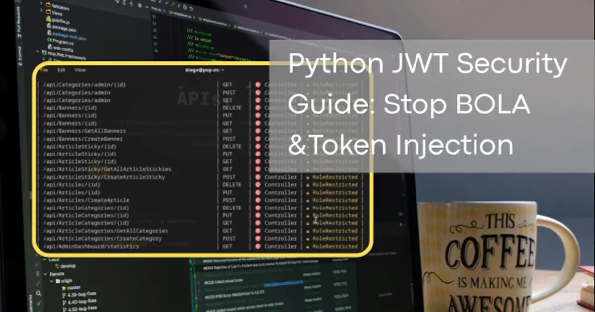 Python JWT Security Guide to Stop BOLA and Token Injection | ApiPosture