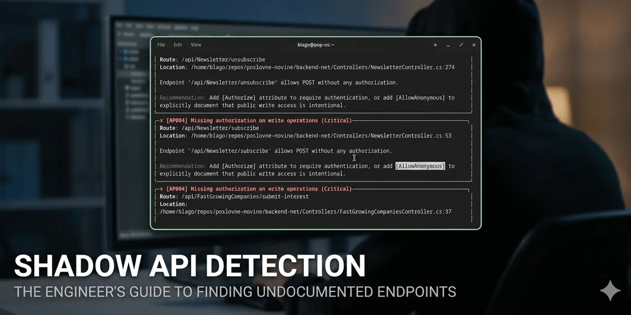 Shadow API Detection
