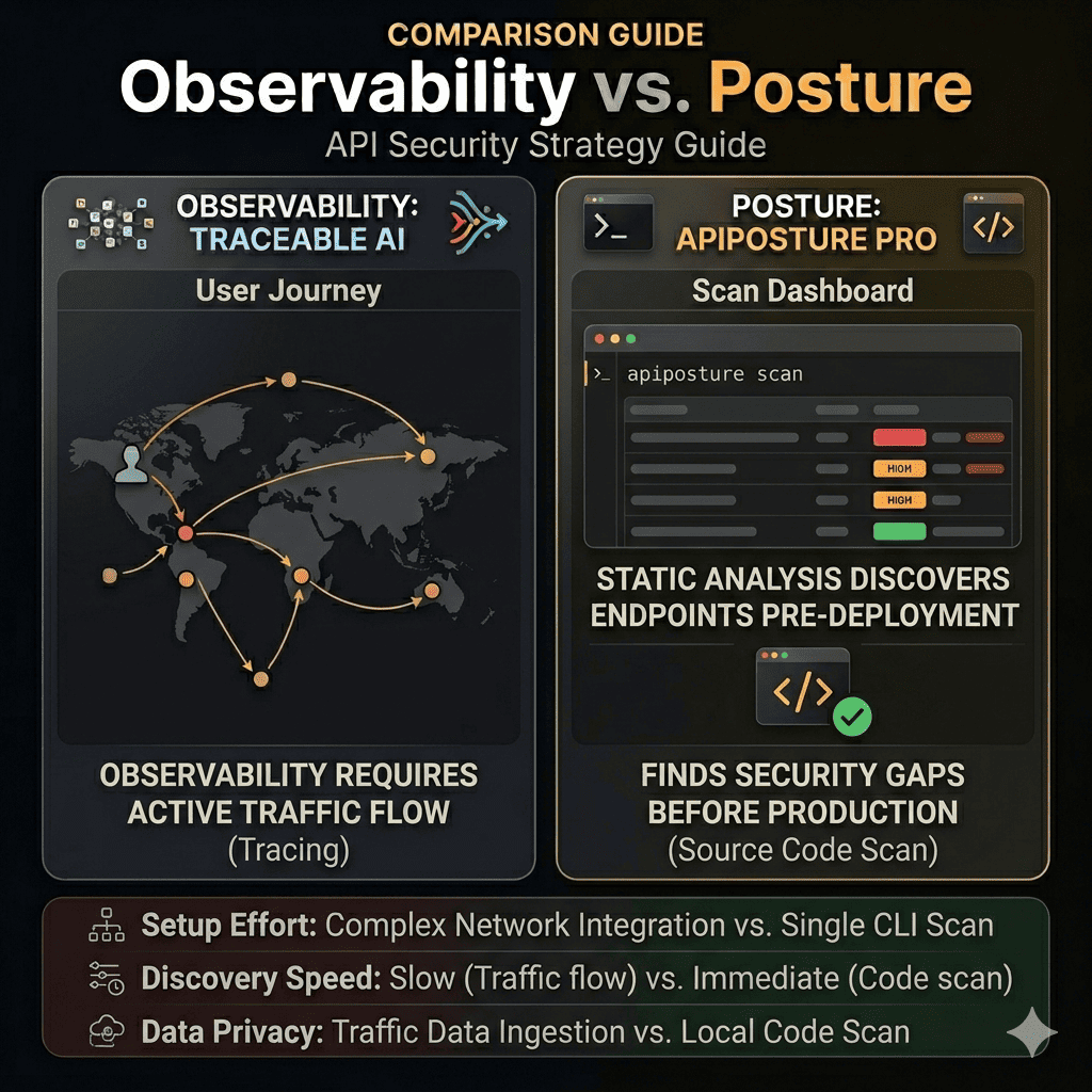 Comparison Guide ApiPosture vs Traceable AI