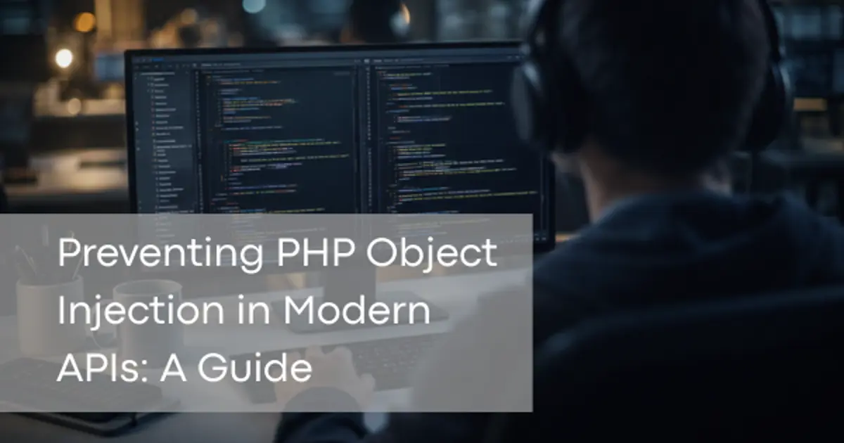 Preventing PHP Object Injection in Modern APIs: A Guide | ApiPosture